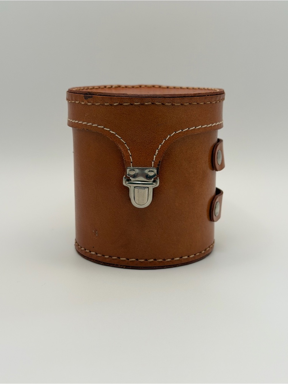 Vintage Argus California Saddle Leather Camera Lens Case Brown 1950s 1960s